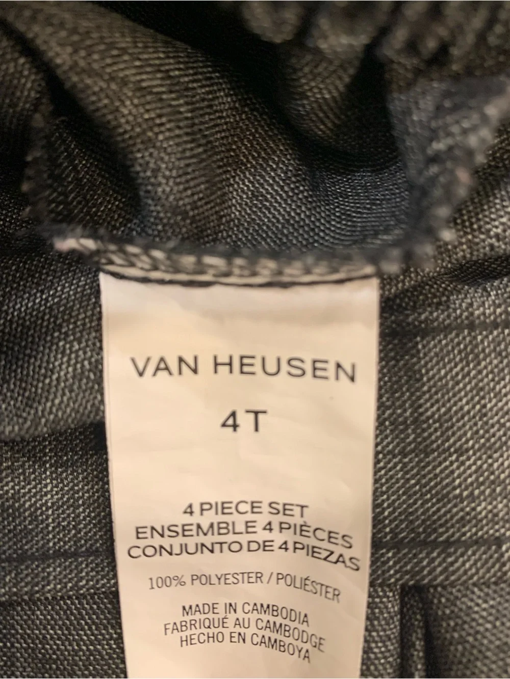 Van Heusen Gray 2-Piece Toddler Set